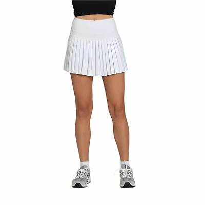 Gold Hinge Women's  Pleated Tennis Skirt - 15"