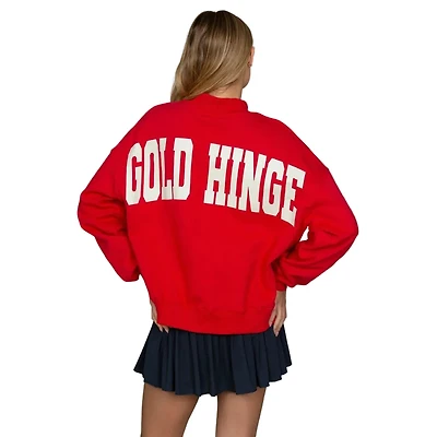 Gold Hinge Women's Prep Mock Sweatshirt