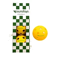 Psundays Indoor Pickleball - 3 Pack