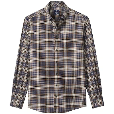Johnnie O Men's Kamper Performance Flannel Shirt