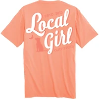 Local Girl Women's Stacked Script Short Sleeve T-shirt