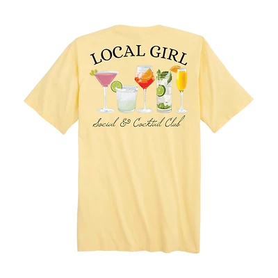 Local Boy Outfitters Women's Social & Cocktail Club Short-Sleeve Tee