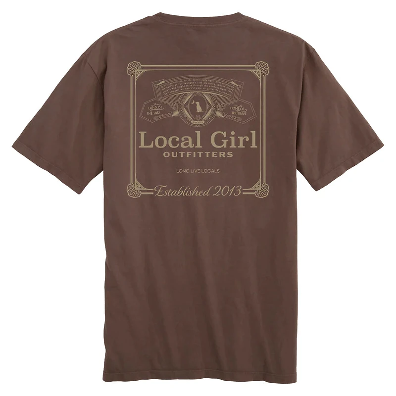 Local Girl Women's LG Bud Border Short Sleeve Tee