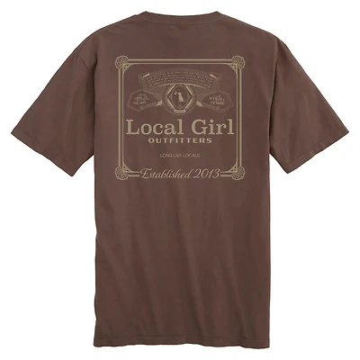 Local Girl Women's LG Bud Border Short Sleeve Tee