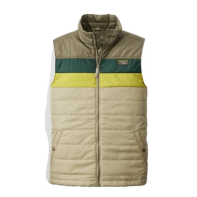 L.L. Bean Men's Mountain Classic Puffer Color Block Vest