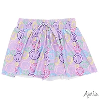 Azarhia Girl's Smiley Butterfly Shorts