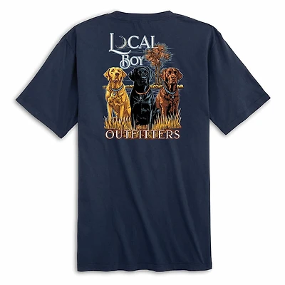 Local Boy Men's The Lab Trio Short Sleeve Tee