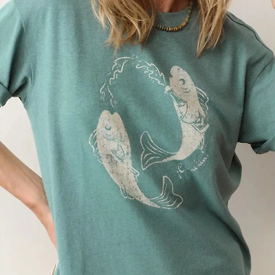 Marine Layer Women's Oversized Hemp Graphic Tee