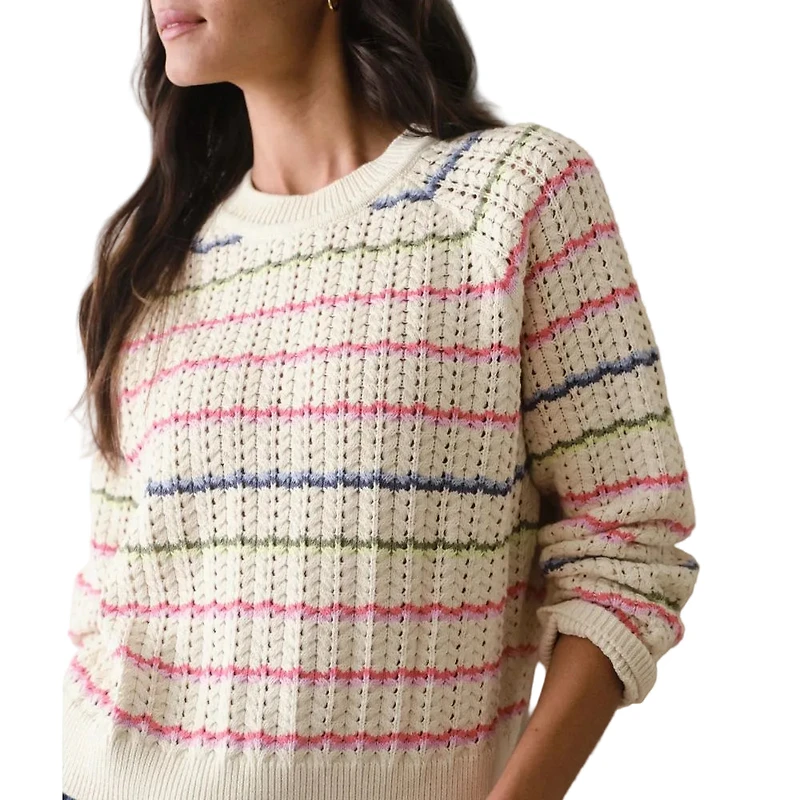Marine Layer Women's Mina Pointelle Sweater