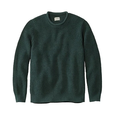 Men's Organic Waffle Roll Neck Sweater