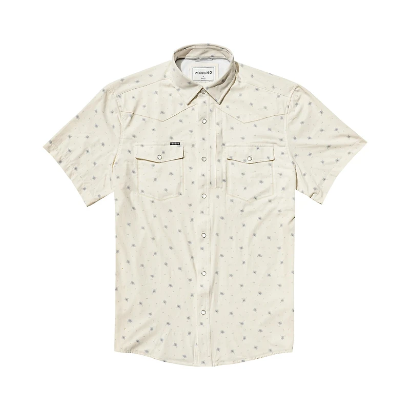 Poncho Men's Short Sleeve Western Performance - The Llano SLIM