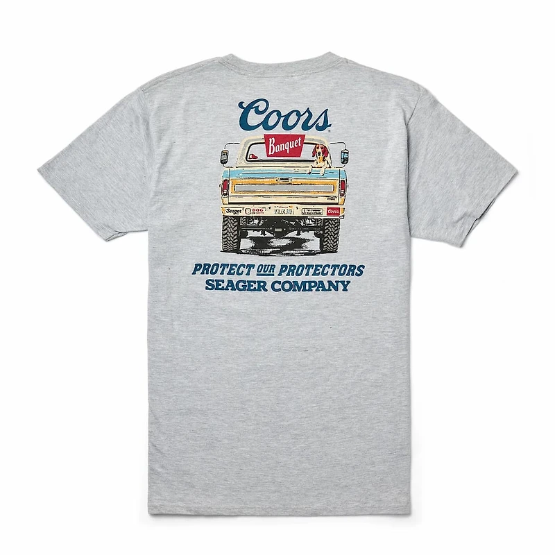 Seager Men's Coors Banquet Bumper Short-Sleeve Tee