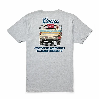Seager Men's Coors Banquet Bumper Short-Sleeve Tee