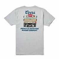 Seager Men's Coors Banquet Bumper Short-Sleeve Tee