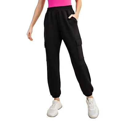 Rae Mode Women's Modal Scuba Cargo Jogger