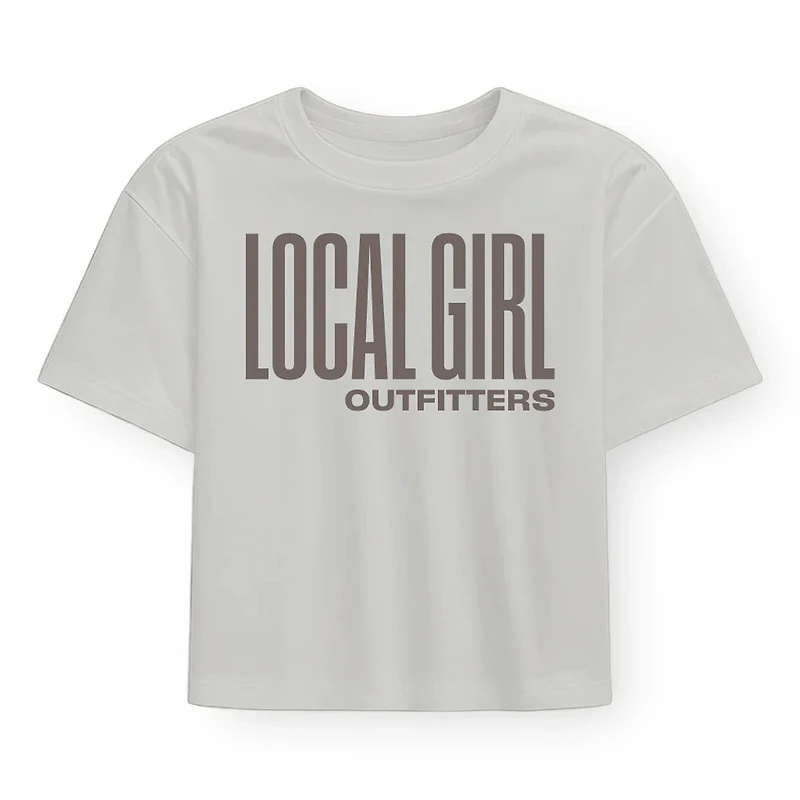 Local Girls Women's Graphic Cropped T-shirt