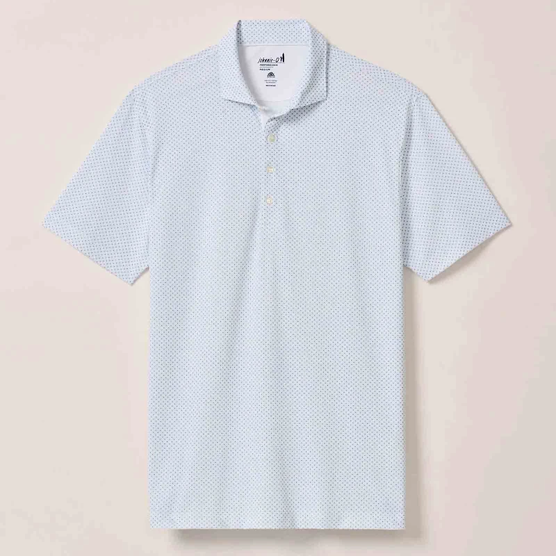 Johnnie-O Men's Cason Mesh Printed Polo