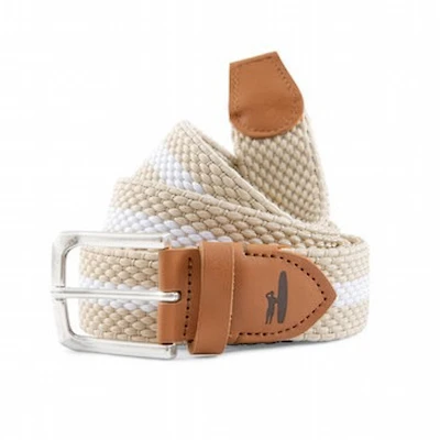 Johnnie O's Men's Reversible Stripe Belt