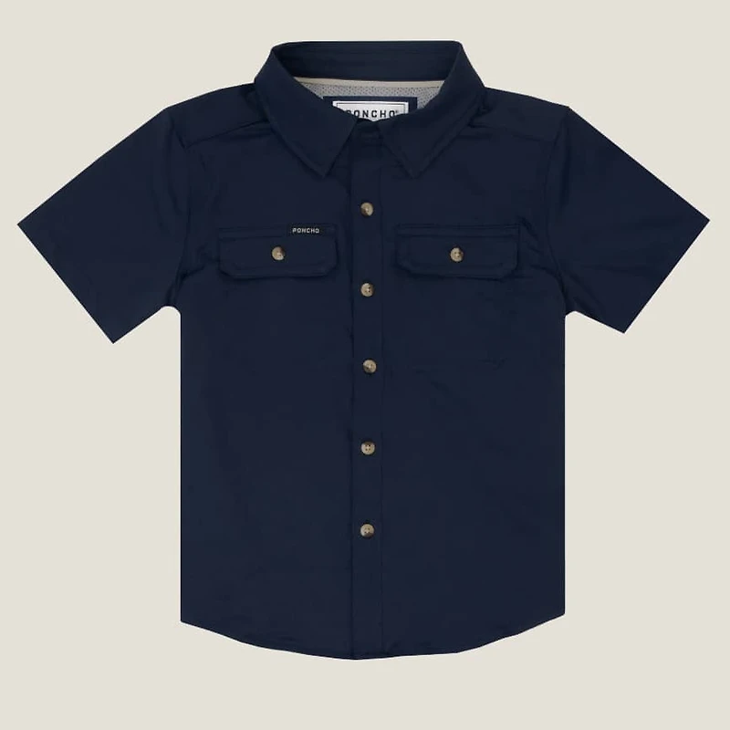 Poncho Youth The Pond Hopper Short Sleeve Shirt