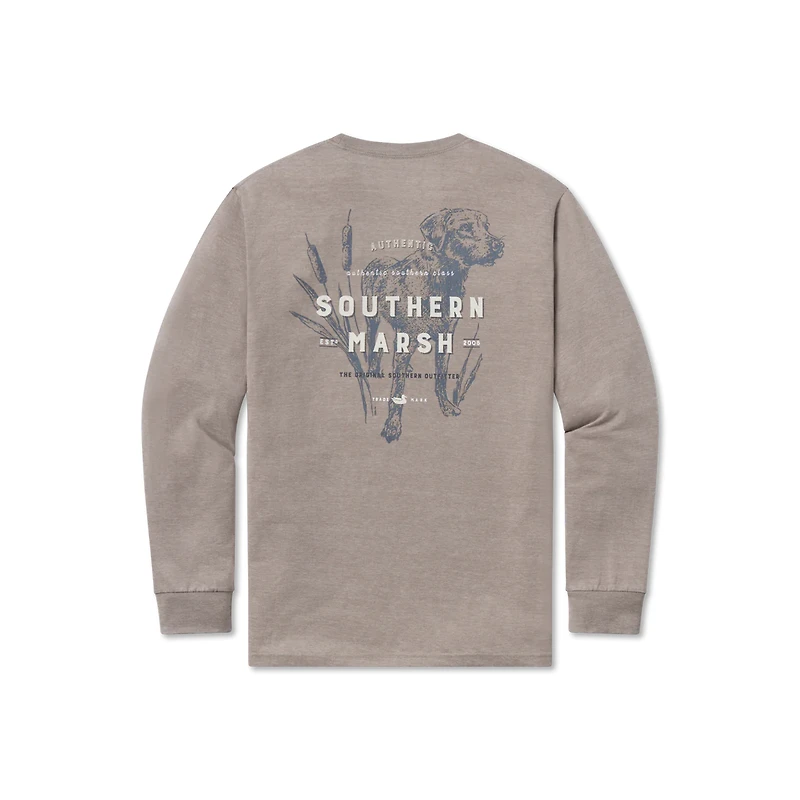 Men's Seawash Long Sleeve Tee - Dog