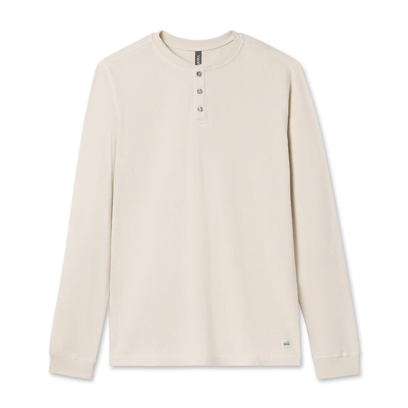 Vuori Men's Long Sleeve Waffle Henley