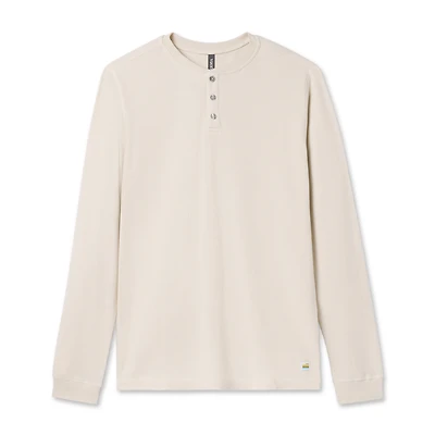 Vuori Men's Long Sleeve Waffle Henley