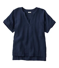 L.L Bean Women's Short Sleeve Cloud Gauze Shirt