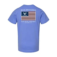 Buckshot Apparel Youth God Guns Grit T-shirt