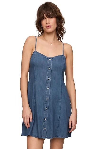 Z Supply Women's Angel Eyes Denim Mini Dress