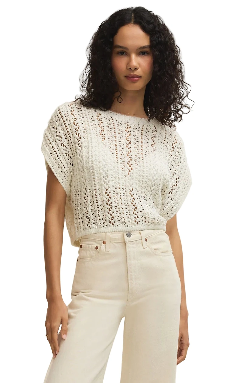Z Supply Women's Ballast Crochet Top