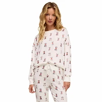 Z Supply Women's Elle Puppy Love Long Sleeve Top