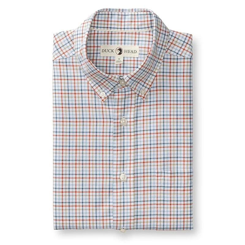 Duck Head Men's Long Sleeve Sport Shirt - Bennet Plaid