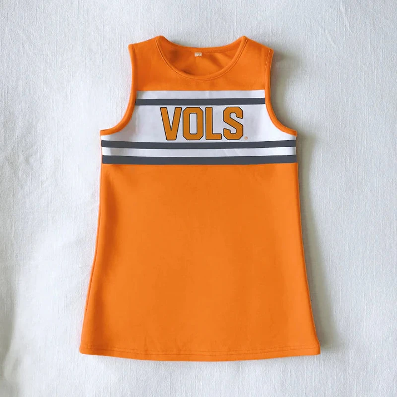 Scarlet & Gold Girls' Cheer Dress