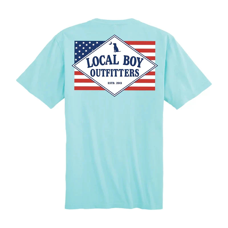 Local Boy Men's Founder's Flag Short Sleeve Tee
