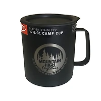 GSI Glacier Stainless Camp Cup Mountain High Logo