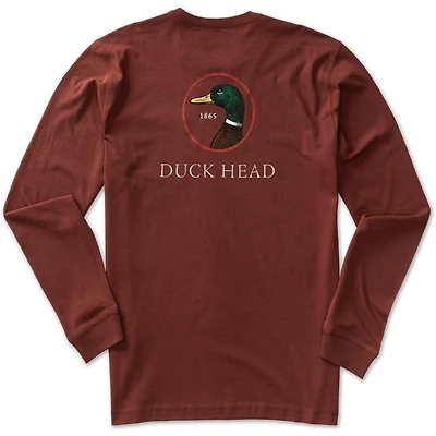Duck Head Men's Logo Long Sleeve T-Shirt