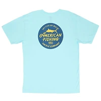 AFTCO Men's Root Beer Short Sleeve Tee