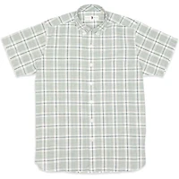 Men's Fanning Plaid Slub Short Sleeve Shirt