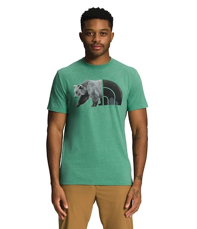 Men's Tri-Blend Bear Tee