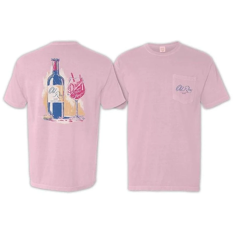 Wine Wednesday Short Sleeve Pocket Tee