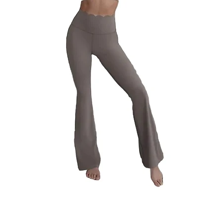 Wiskii Women's High Waisted Flare Legging