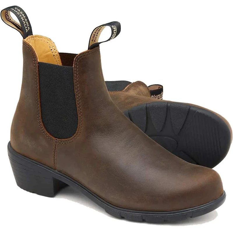 Women's Elastic Sided Heel Boots