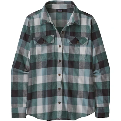 Patagonia Women's Long-Sleeved Organic Cotton Midweight Fjord Flannel Shirt