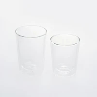 Heat Resistant Glass Double Layered Cup