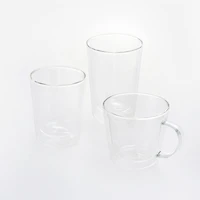 Heat Resistant Glass Double Layered Mug 260 ml
