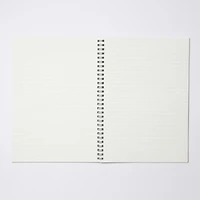 Dark Grey Double Ring Lined Notebook