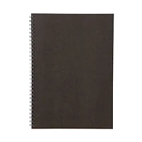 Dark Grey Double Ring Lined Notebook