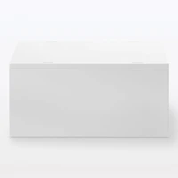 Polypropylene Storage Case Drawer White Grey