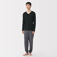 Warm Cotton V-Neck T-Shirt
