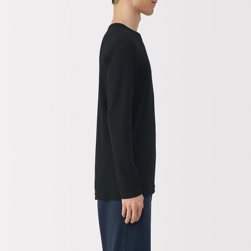 Warm Cotton Crew Neck T-Shirt